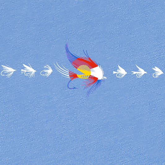 FLY CO Design by Heatwater Canyon.  Fly fishing tee shirt.