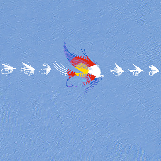 FLY CO Design by Heatwater Canyon.  Fly fishing tee shirt.