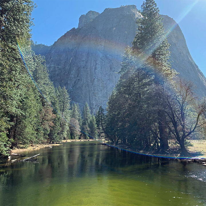 A Rainbow in Yosemite National Park