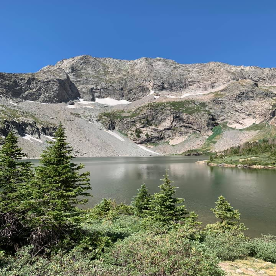 A picture of Sand Creek Lake by Music Pass, Colorado.