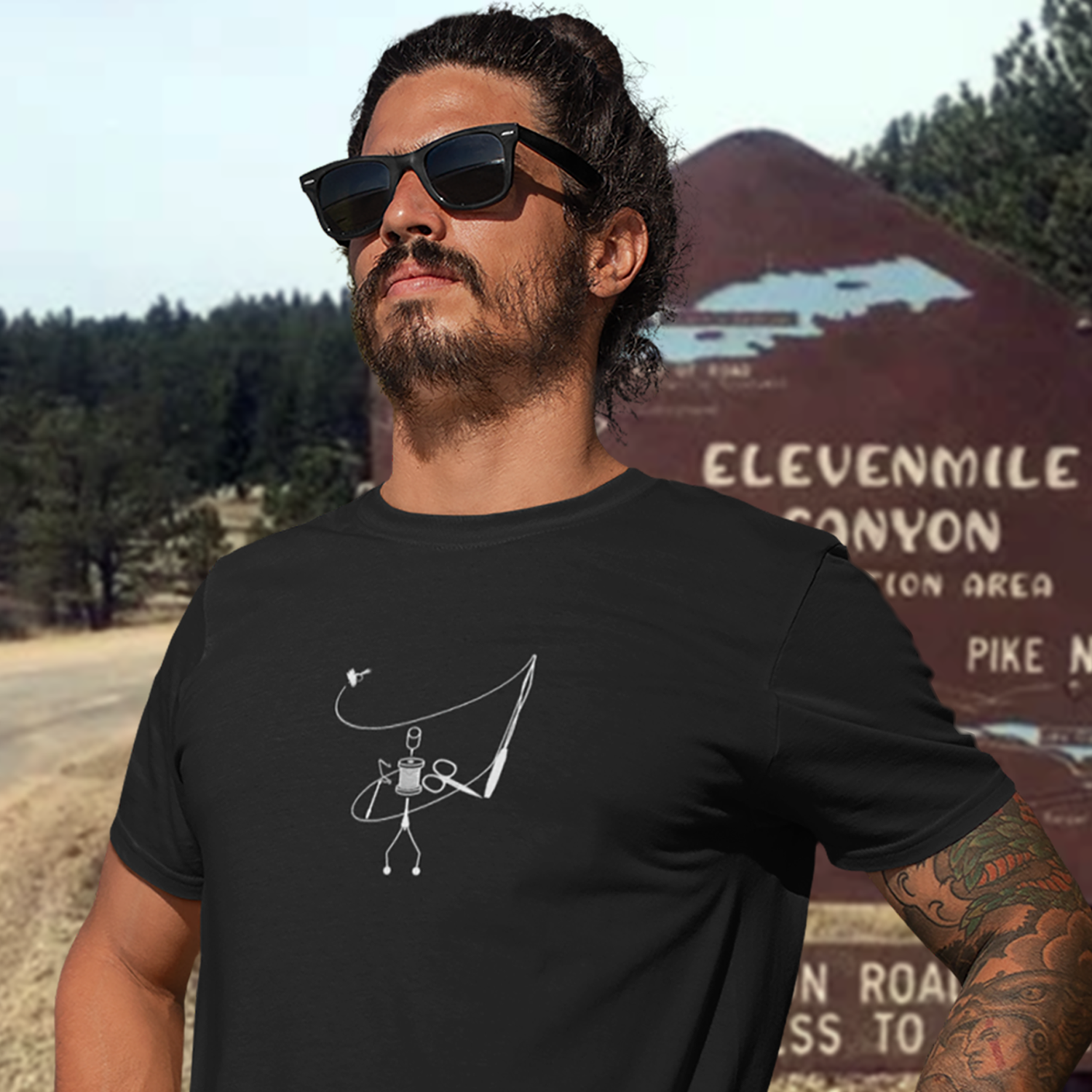 Fly tying tools t shirt. Fly Fishing