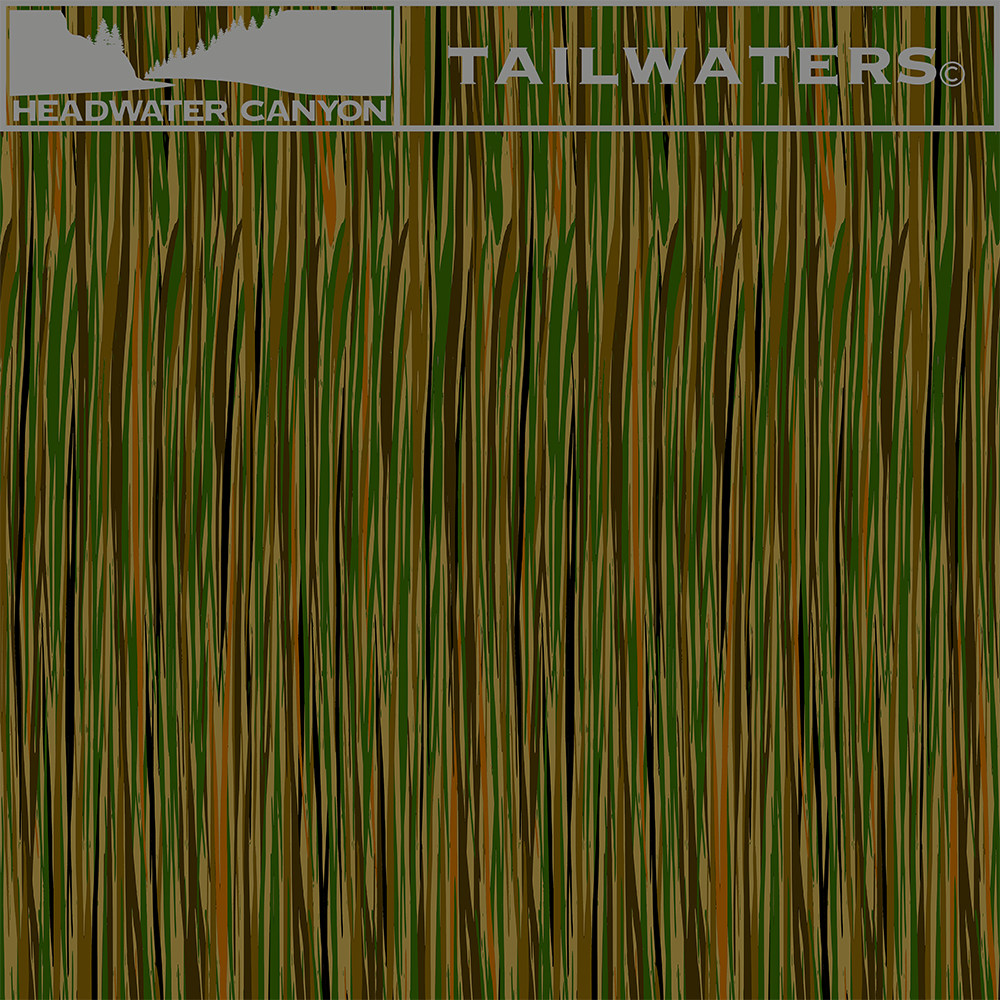 Closeup pattern of the Headwater Canyon Tailwaters Sun Hoodie.  Performance USA made sun protection hooded shirt.